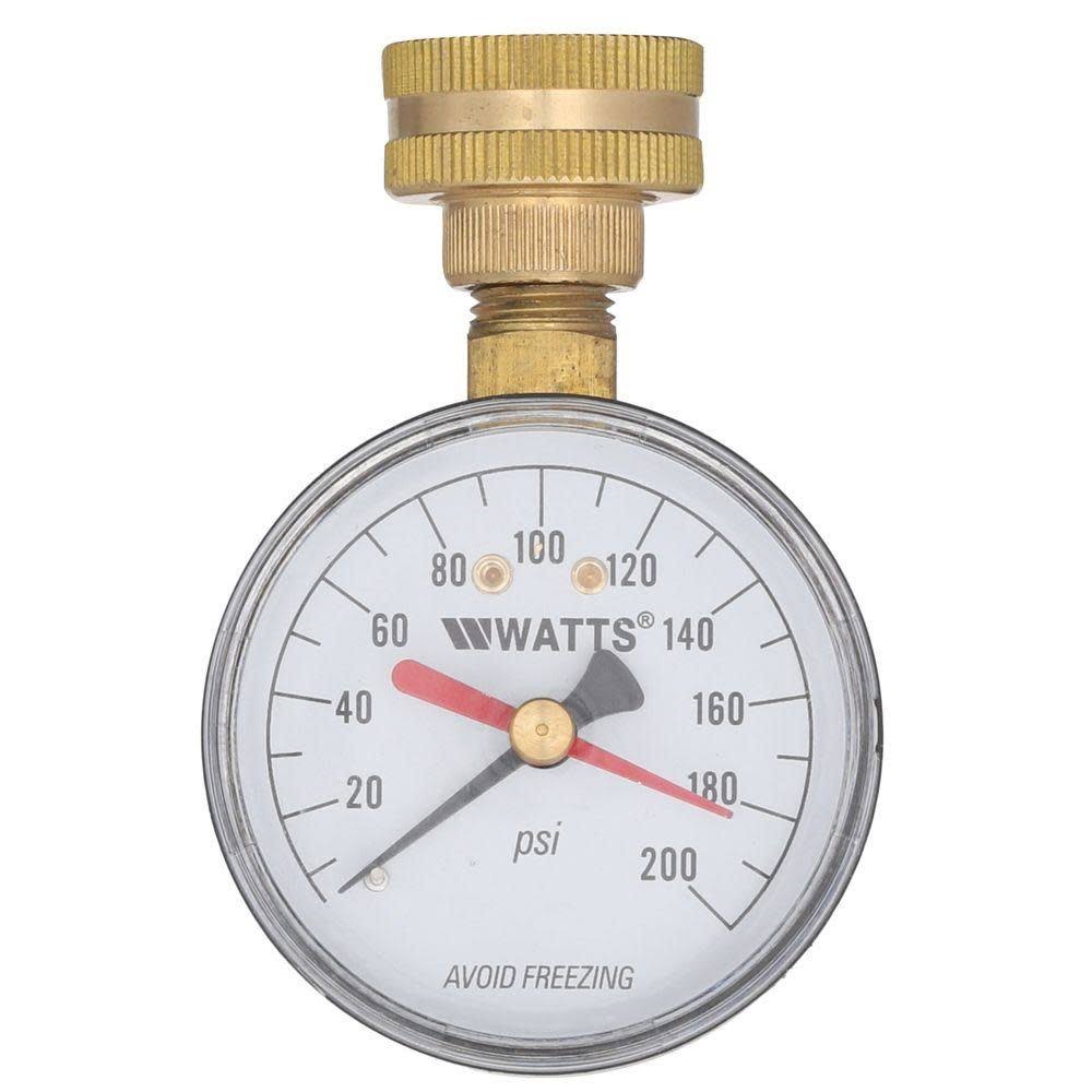 Watts IWTG 3/4 in. Plastic Water Pressure Test Gauge