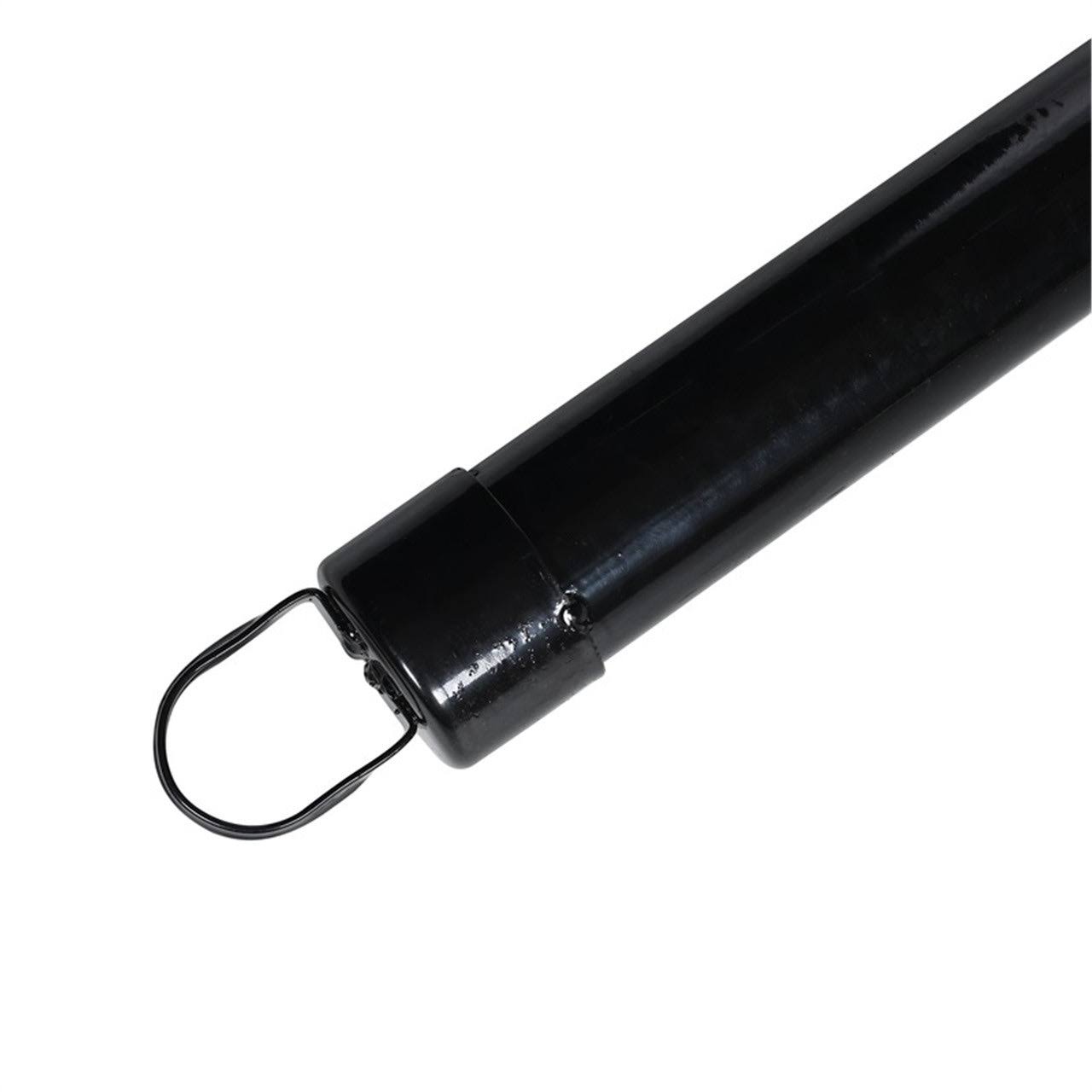 Aleko Kitclfb9.5g5x50 DIY Chain Link Steel Fence 5x50 ft PVC Coated Black