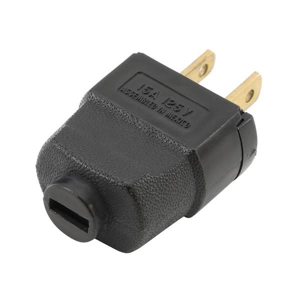 Leviton Black 15 Amp Plug