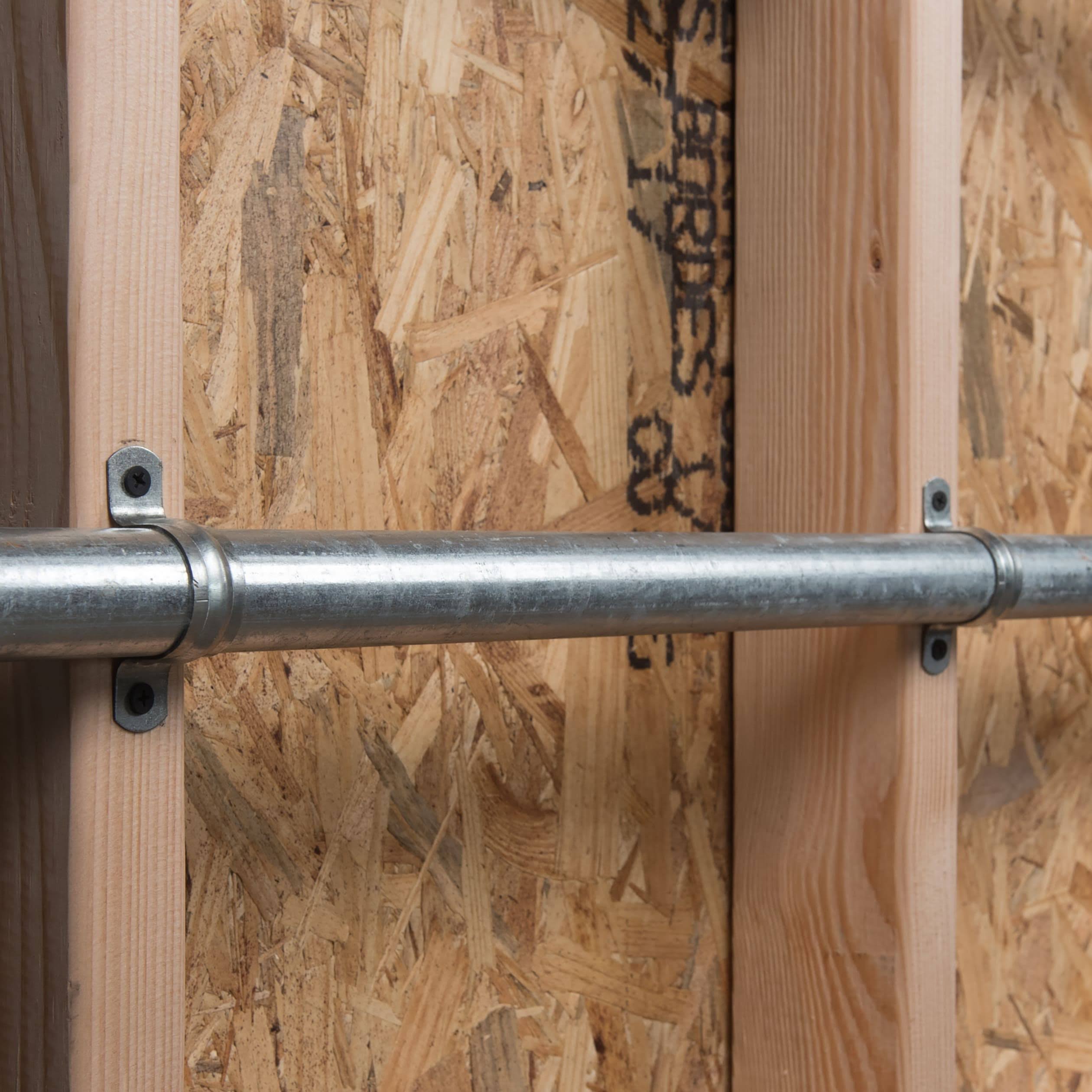 Oatey 4-Pack 1-in Galvanized 2-Hole Pipe Strap | 335444