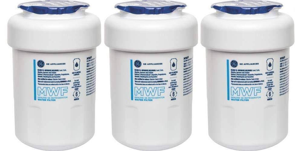 GE Smartwater MWF Refrigerator Water Filter 3-Pack