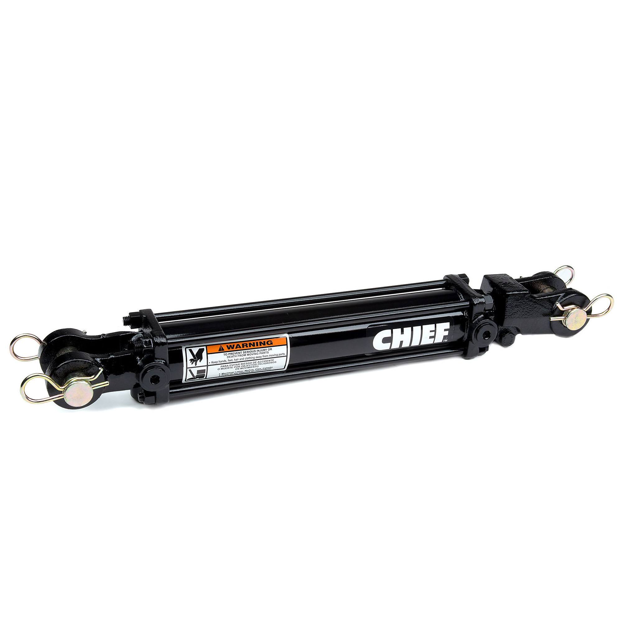 Chief TC3 Tie-Rod Hydraulic Cylinder: 2.5 Bore x 24 Stroke- 1.25 Rod
