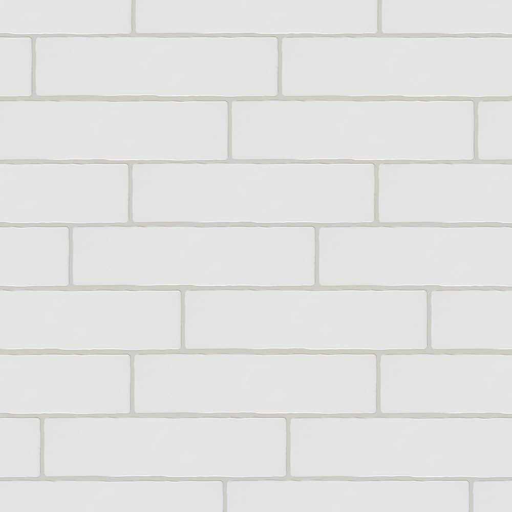 Boutique Ceramic Boutique Crafted White 3-in x 12-in Glazed Ceramic Subway Wall Tile (0.24-sq. ft/ Piece) | LWBOUT0312WHITE