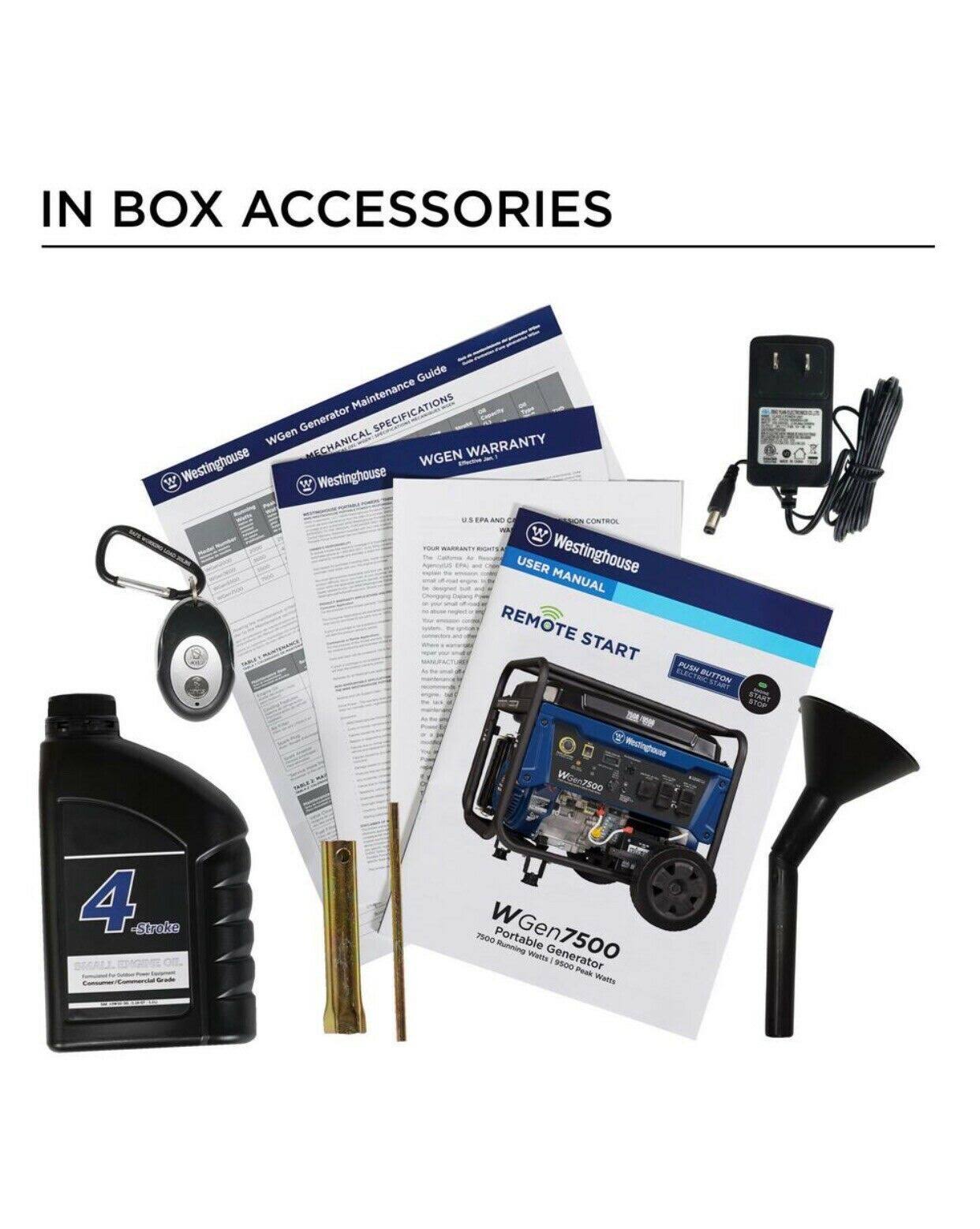 Westinghouse WGen7500DF Dual Fuel Portable Generator