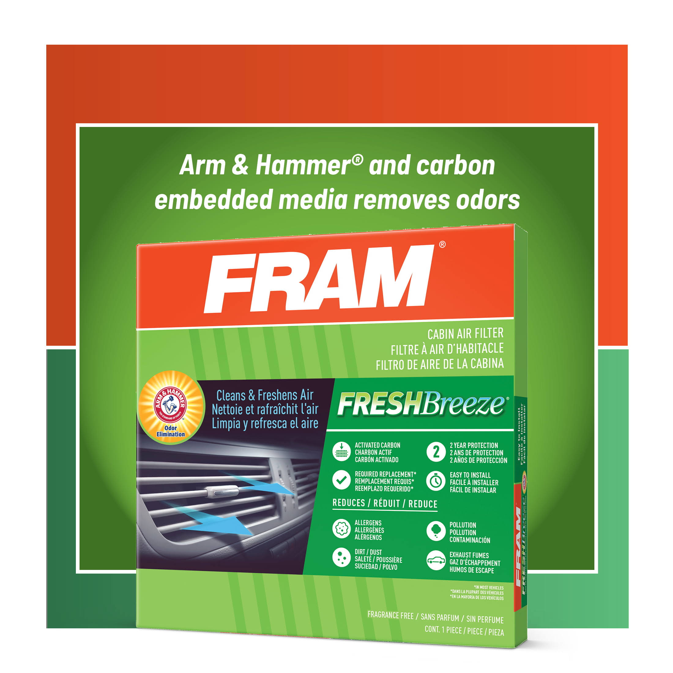 Fram CF12160- Fresh Breeze Cabin Air Filter