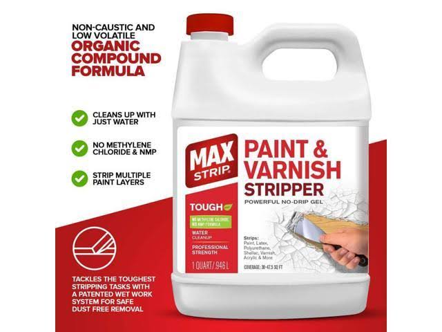 Max Strip Paint and Varnish Stripper 1 qt.