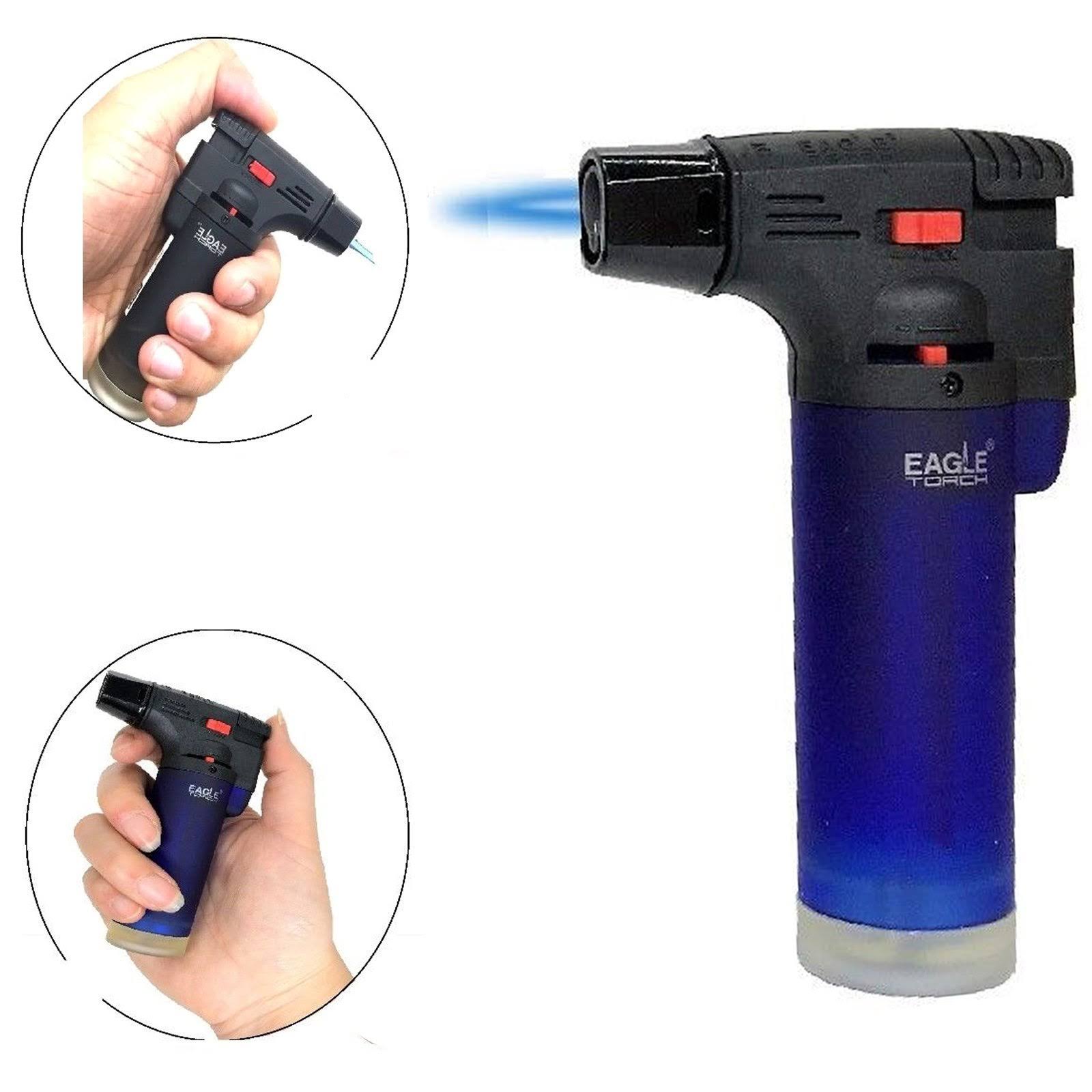 Eagle Jet Gun Torch Lighter Windproof Refillable Lighter (Blue)