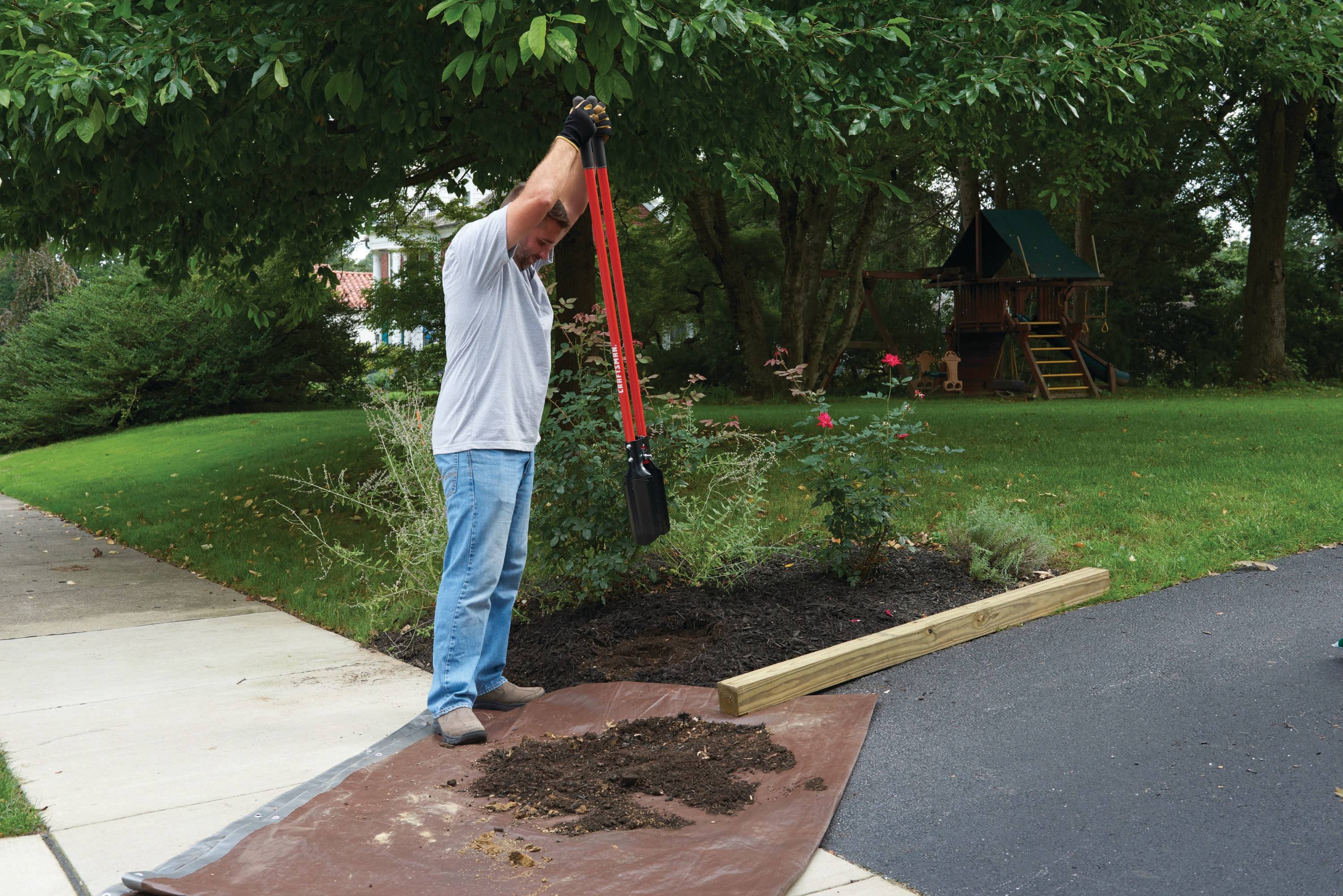 Craftsman 44.5-in Steel Post Hole Digger | CMXMLBA0500