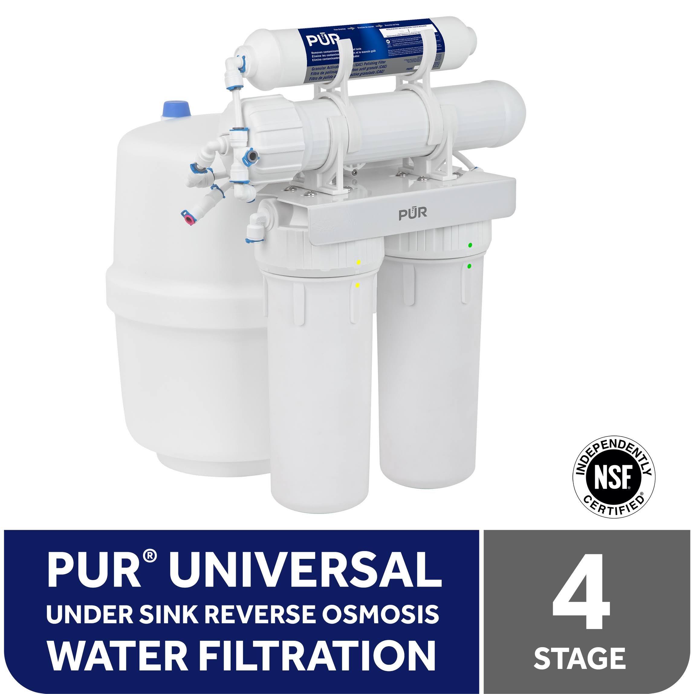 Pur 4-Stage Under Sink Universal Reverse Osmosis Water Filtration System