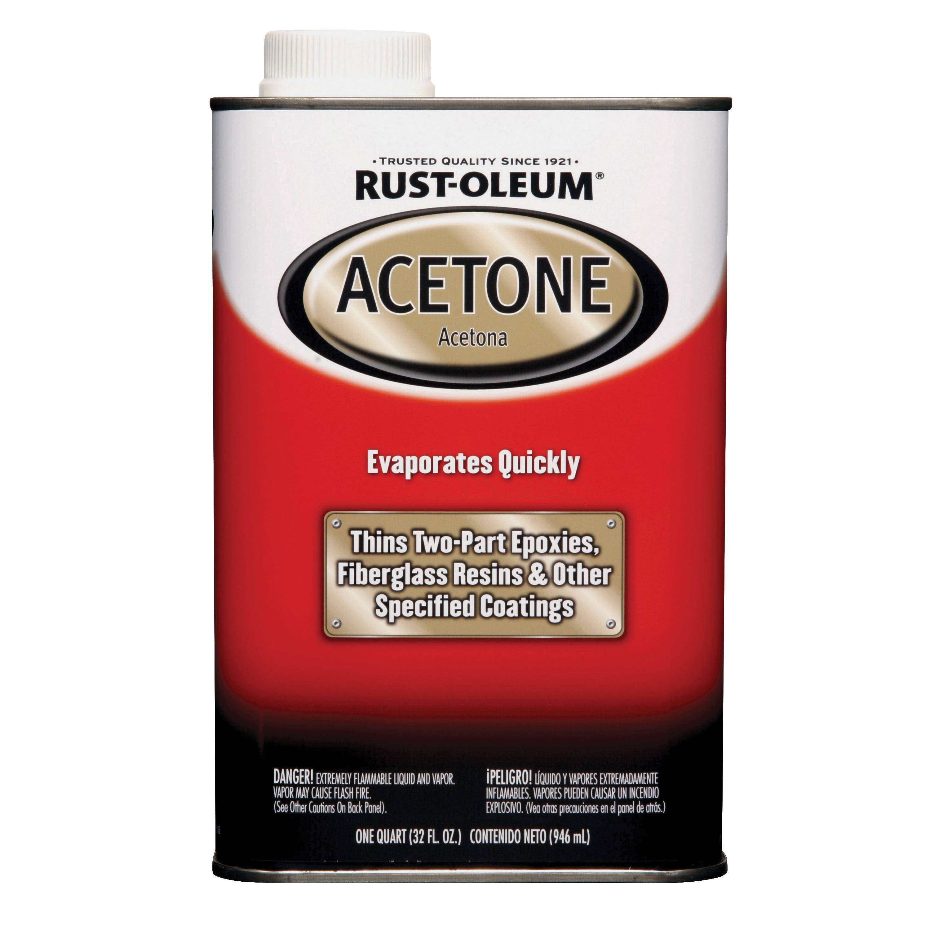 Rust-Oleum Automotive Acetone- 1 qt 248667