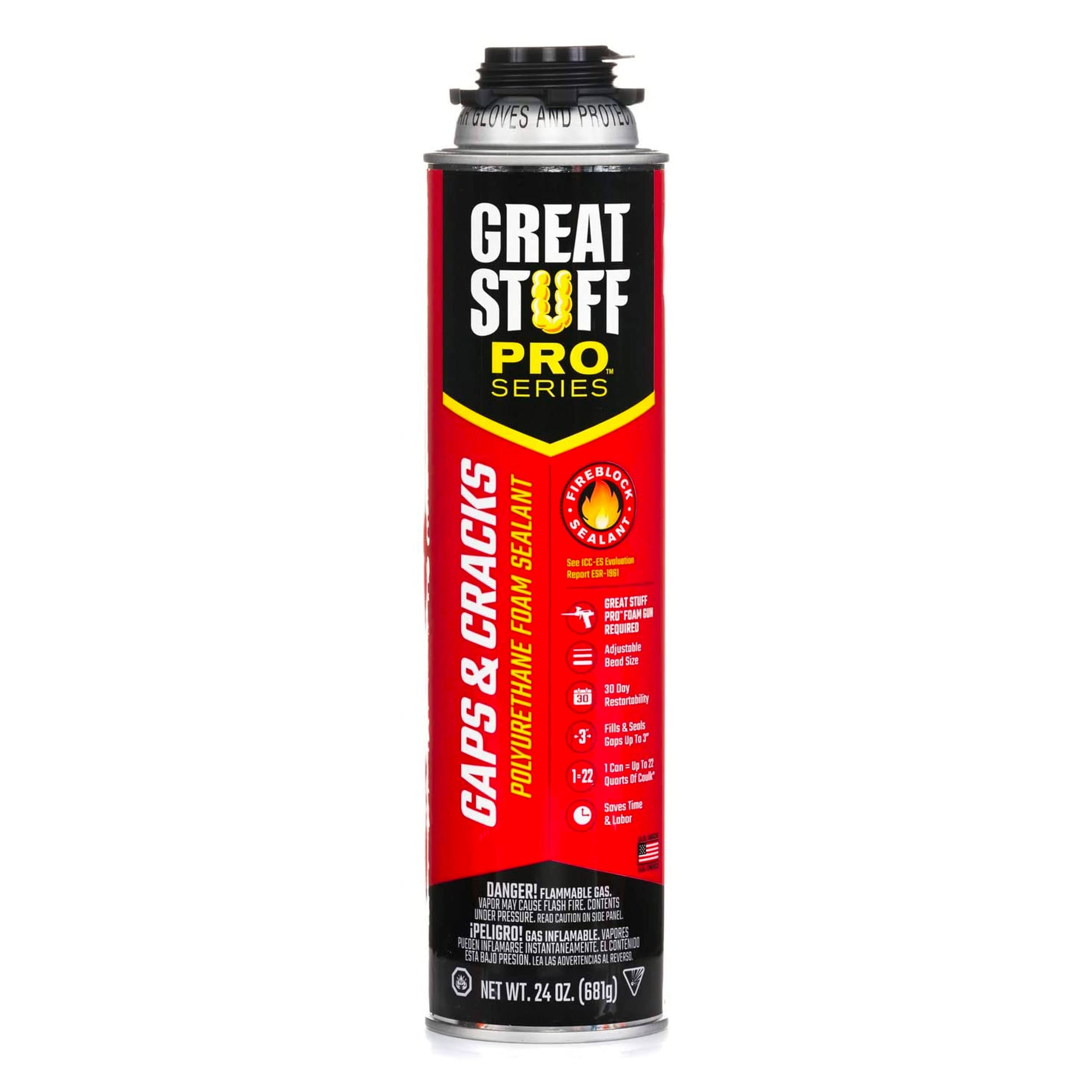 Great Stuff Pro Gaps & Cracks 24 oz Insulating Foam Sealant