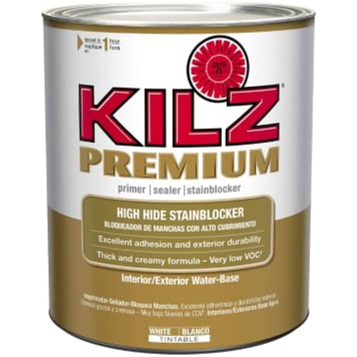 Masterchem Kilz Premium Water Based Primer Coat- 1 qt can