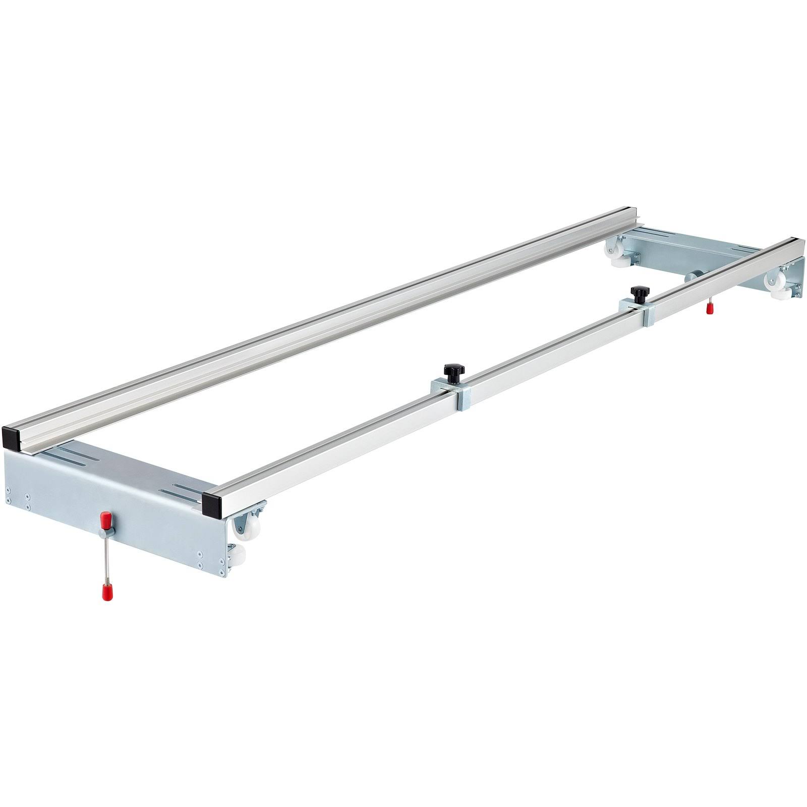 VEVOR Router Sled 60 Inches / 152.4cm Width Slab Guide Jig for Woodworking with Locking Function Portable and Easy to Adjust Trimming Planing