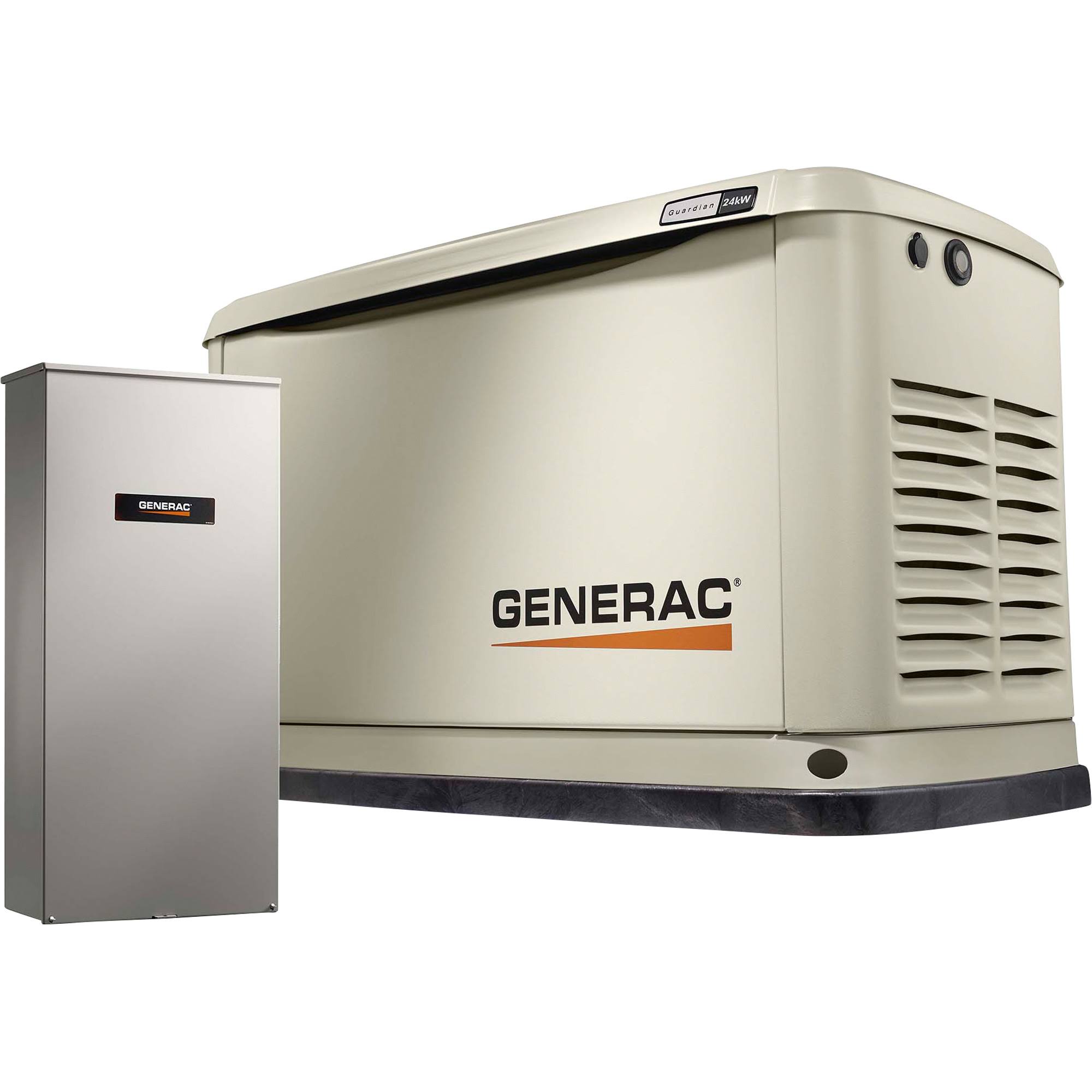 Generac 7210 Guardian 24kW Home Standby Generator with PWRview Transfer Switch