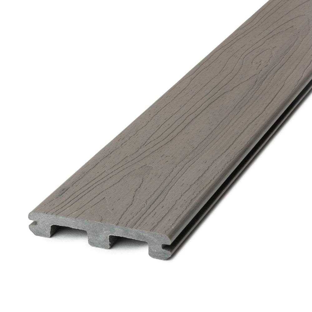 Tropics 12-ft Tidal Gray Grooved Composite Deck Board | 430374-12