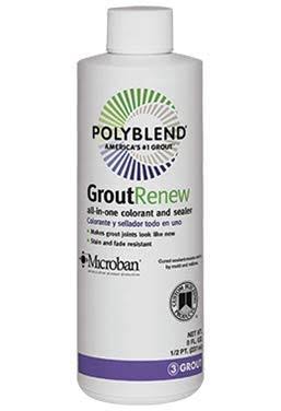Polyblend #386 Oyster Gray 8 oz. Grout Renew Colorant