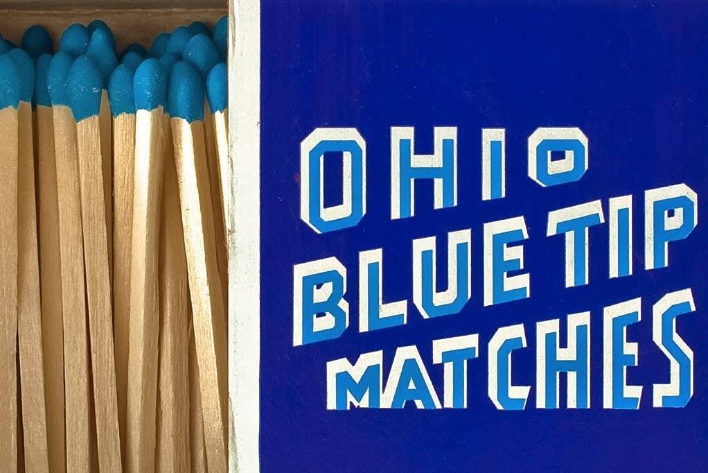 Ohio Blue Tip Matches 250ct Box by Hearthmark