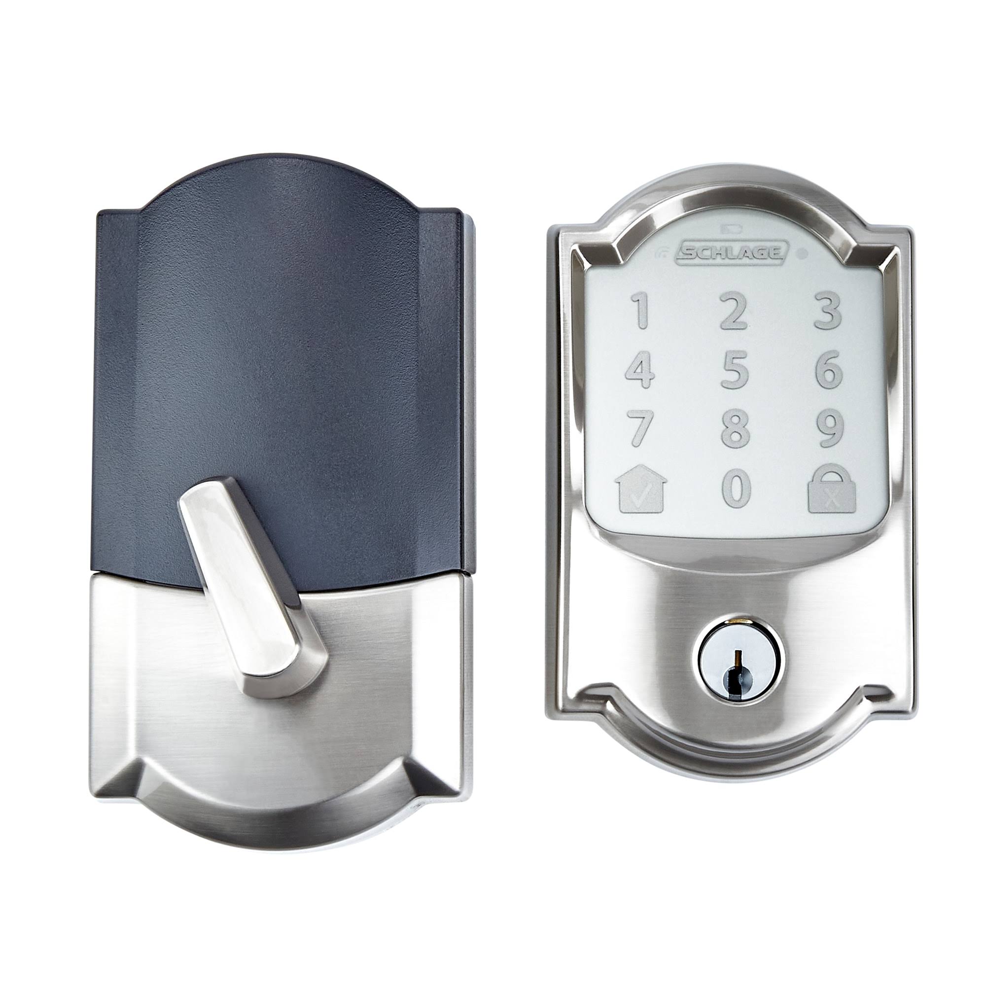 Schlage Encode Smart WiFi Deadbolt- Satin Nickel