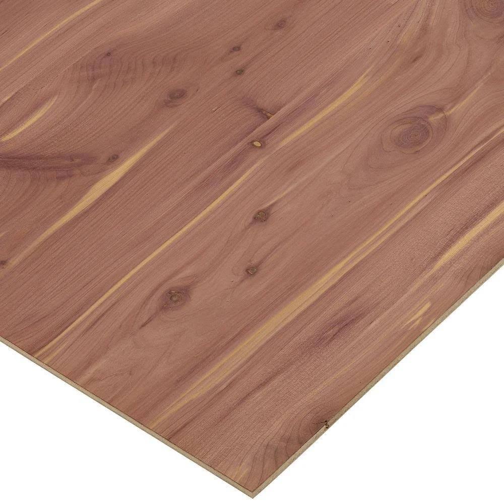 Columbia Forest Products 1/4 in. x 4 ft. x 4 ft. PureBond Aromatic Cedar Plywood Project Panel (Free Custom Cut Available) 2502