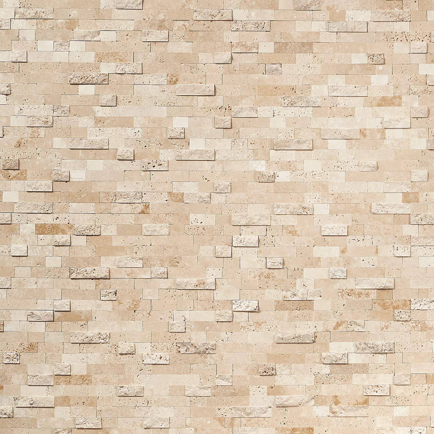 Ivy Hill Tile Luxe Core Brick Crema 10.82 in. x 11.8 in. Marble Peel and Stick Tile (0.88 Sq. ft. / Sheet)