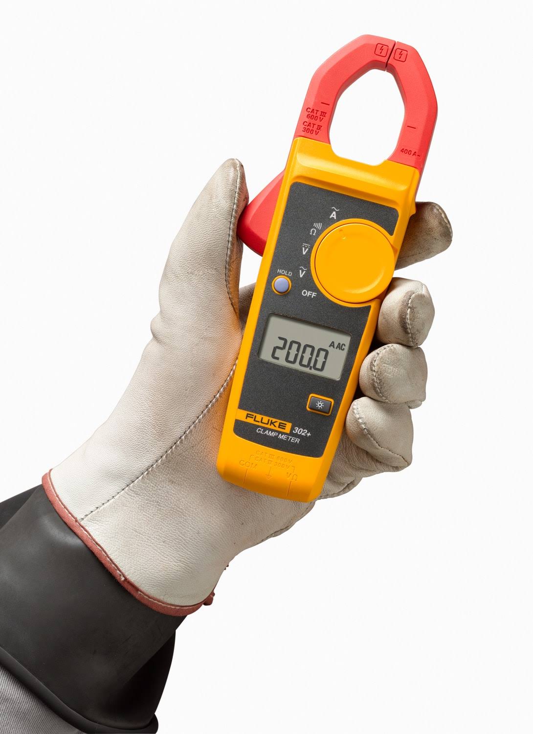 Fluke 302+ Digital Clamp Meter AC/DC