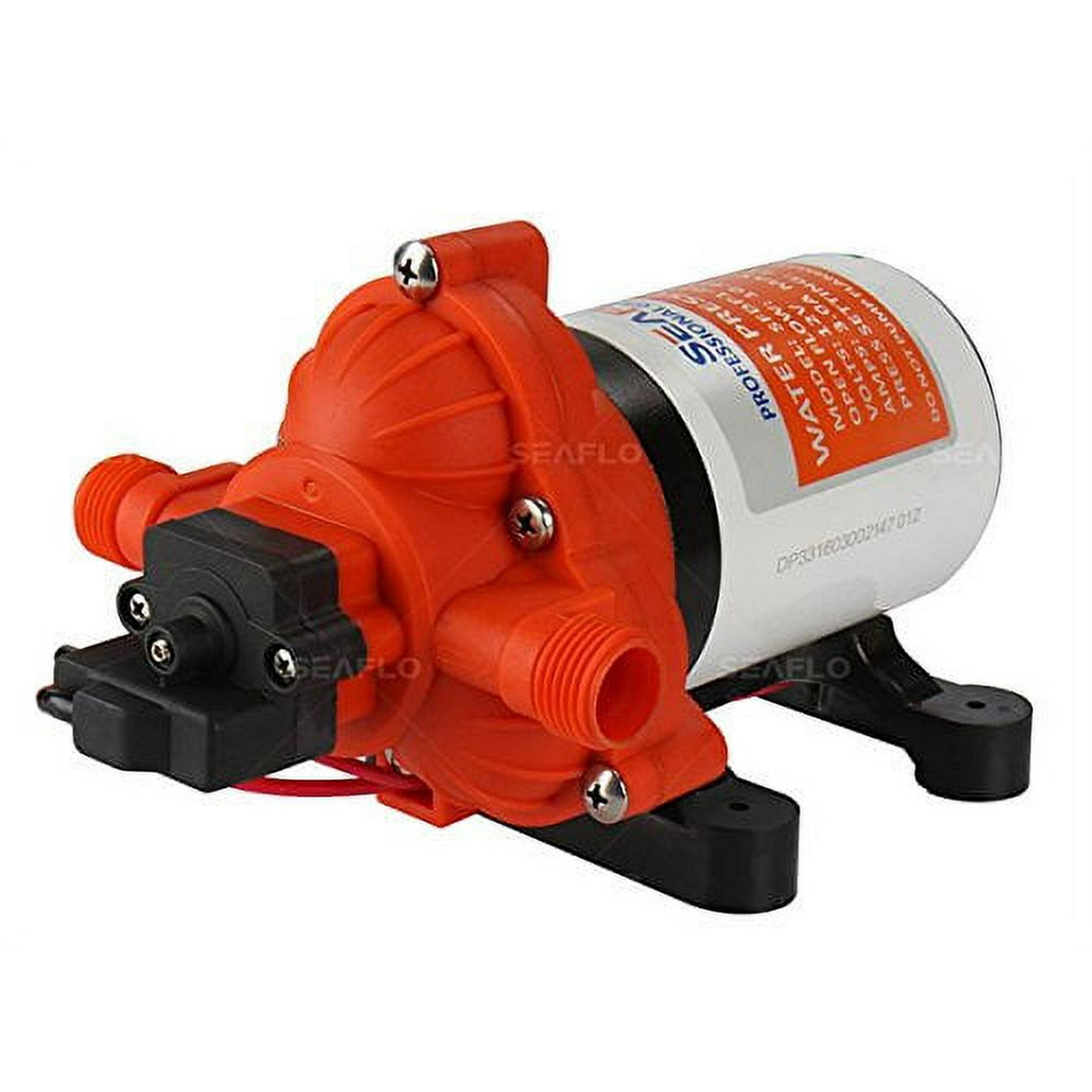 Water Diaphragm Self Priming Pump 3.0 Gallons/min (11.3 lpm) 45 PSI New RV / Marine 12 Volt DC / 12 V Demand Fresh
