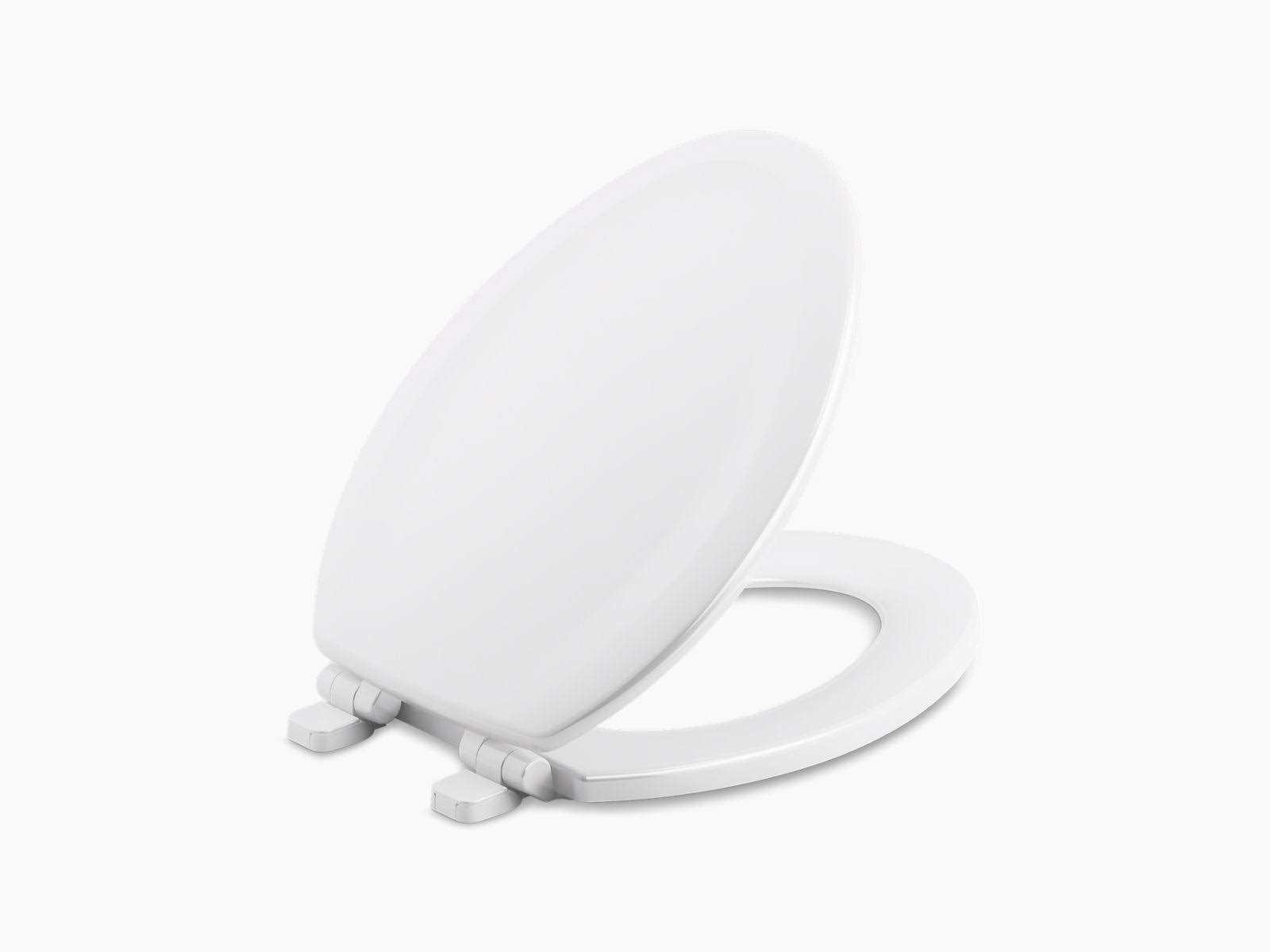 Kohler 20466-0 Stonewood Quiet-Close Elongated Toilet Seat- White