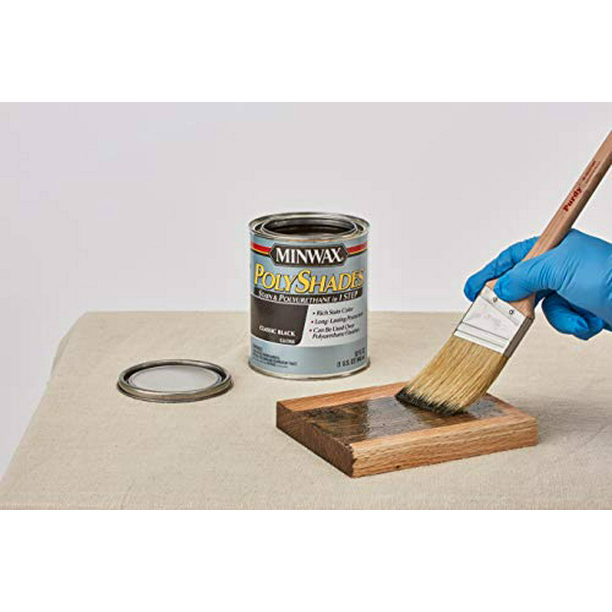 Minwax PolyShades Satin Stain & Polyurethane, Antique Walnut, 1 Quart