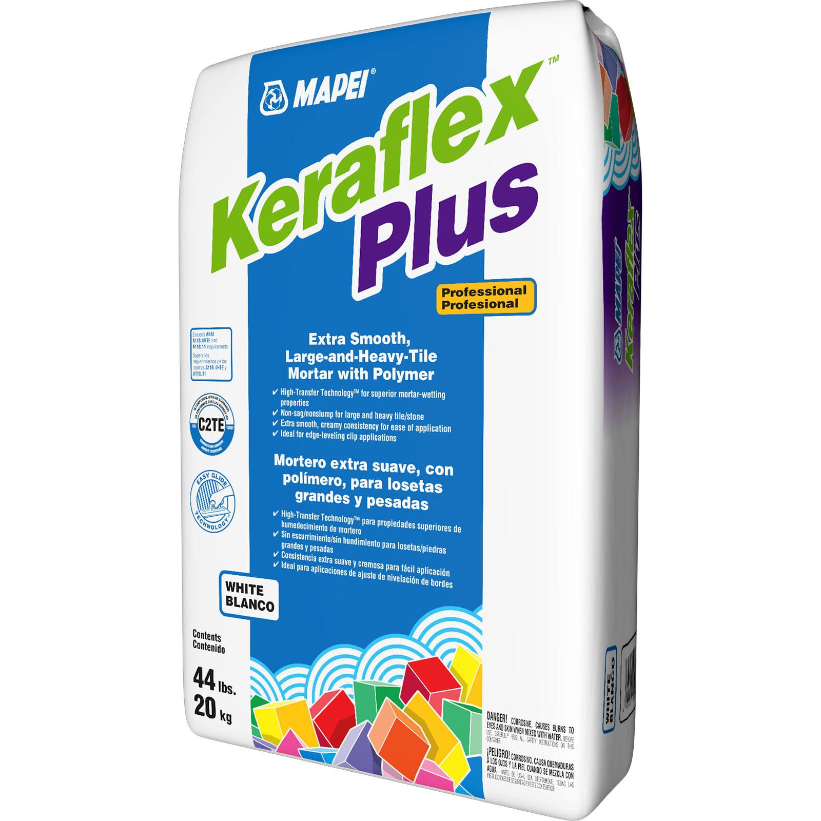 Mapei Keraflex Plus 44-lb White Thinset Tile Mortar | 1194836USA