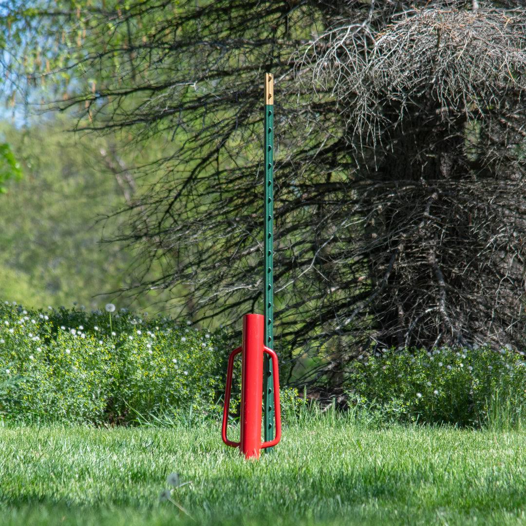 Midwest Air Fence Post Driver, Red