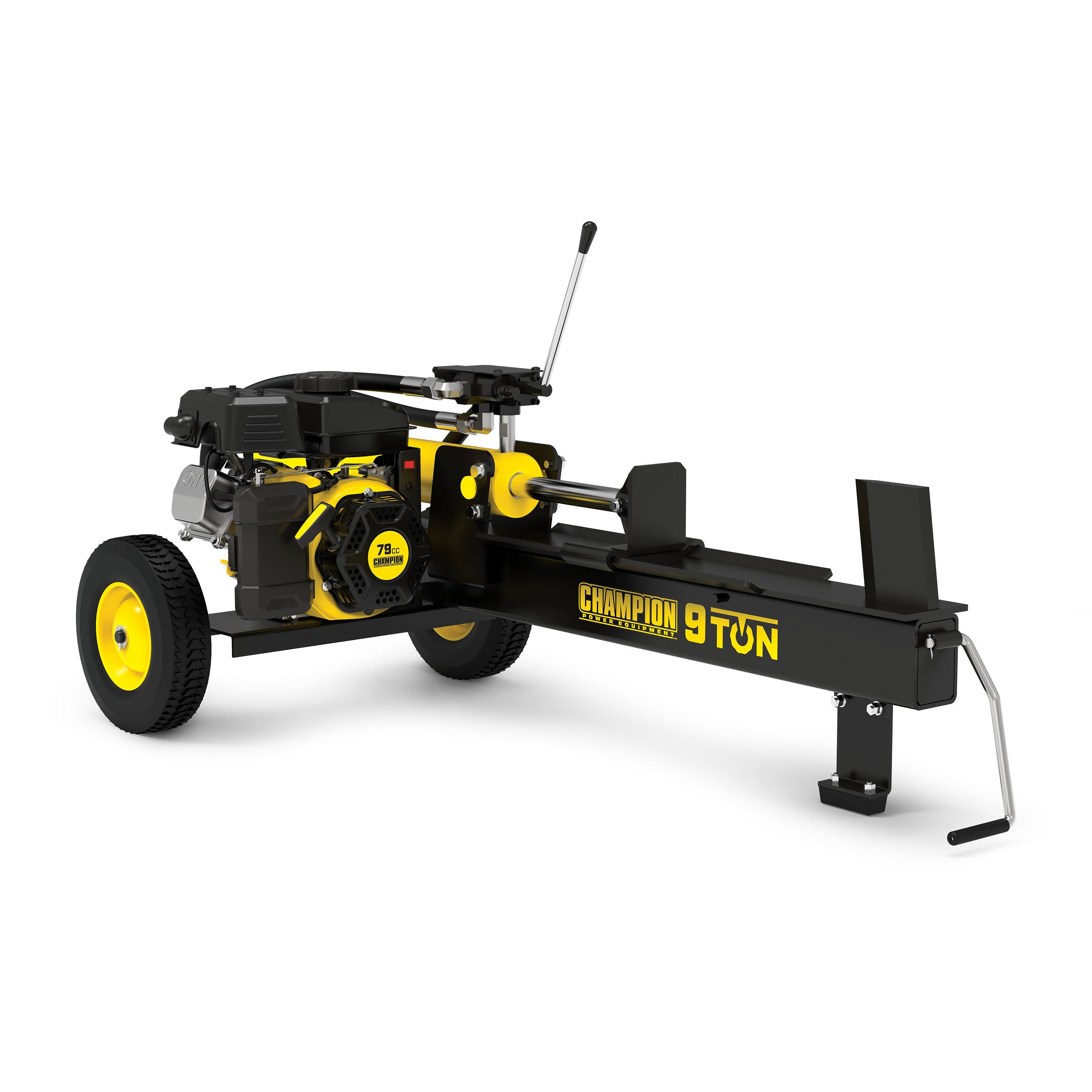 Champion 9-Ton Compact Horizontal GAS Log Splitter with Auto Return