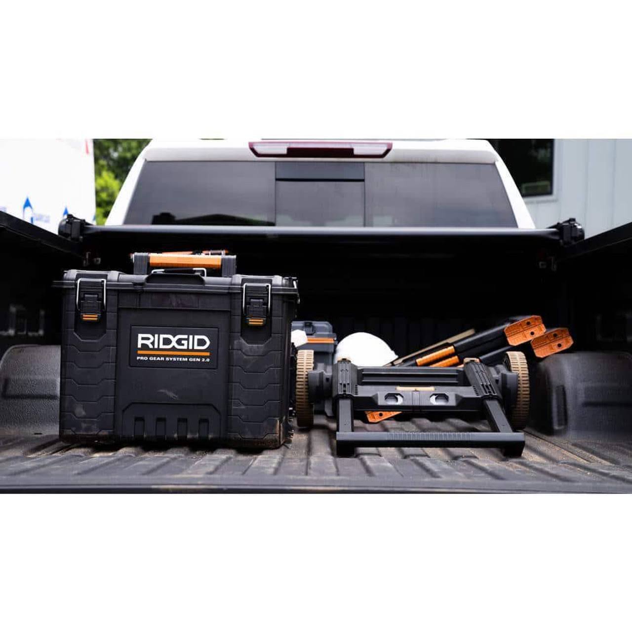 Ridgid 254065 2.0 Pro Gear System 25 in. All Terrain Rolling Tool Cart