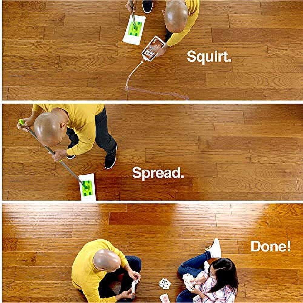 Quick Shine High Traffic Hardwood Floor Luster and Polish, 64 oz. Refill Bottle