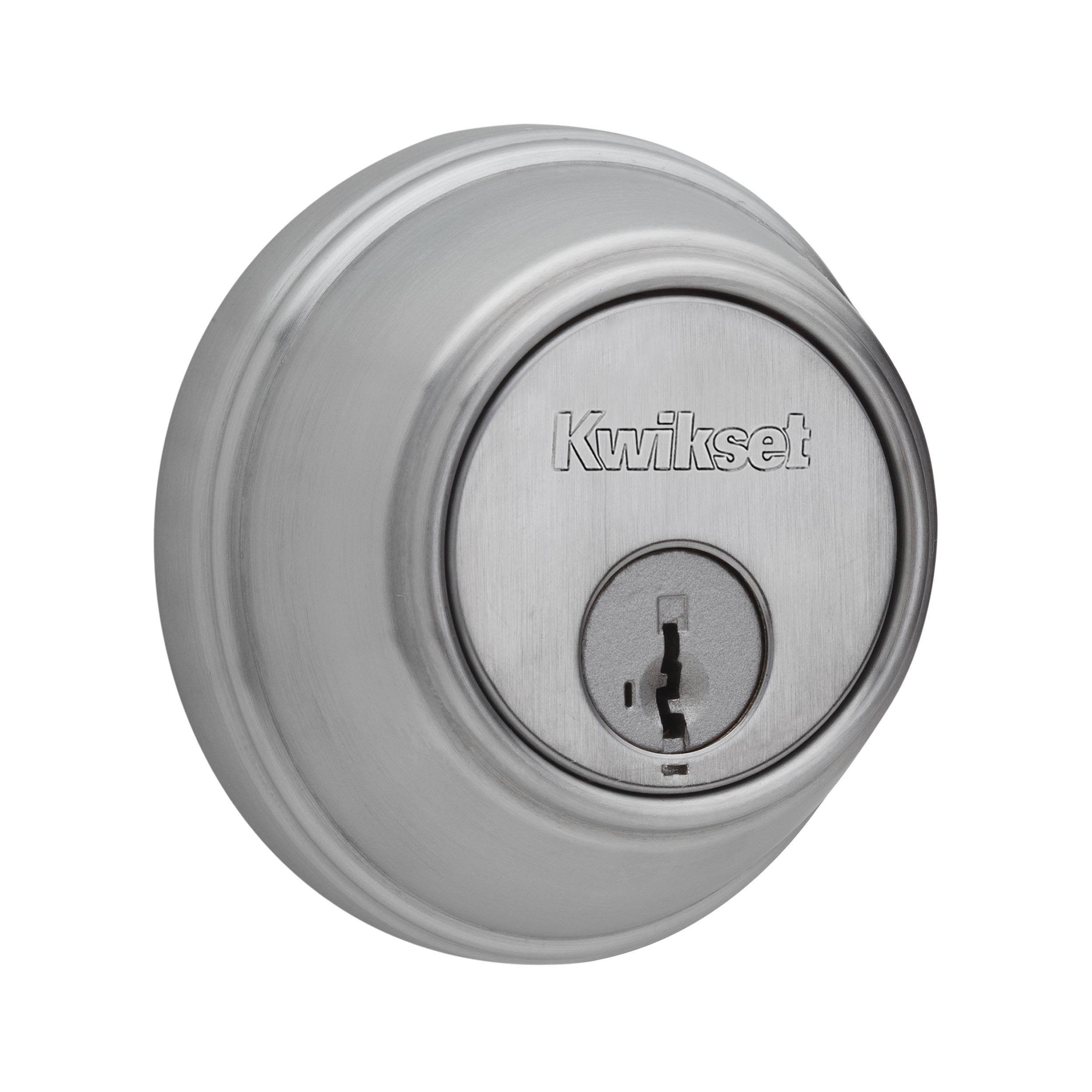 Kwikset SmartKey 816 Deadbolt Key Control 26D Satin Chrome