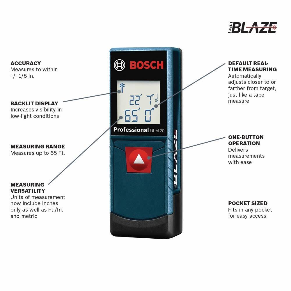 Bosch GLM 20 65 ft. Laser Measure