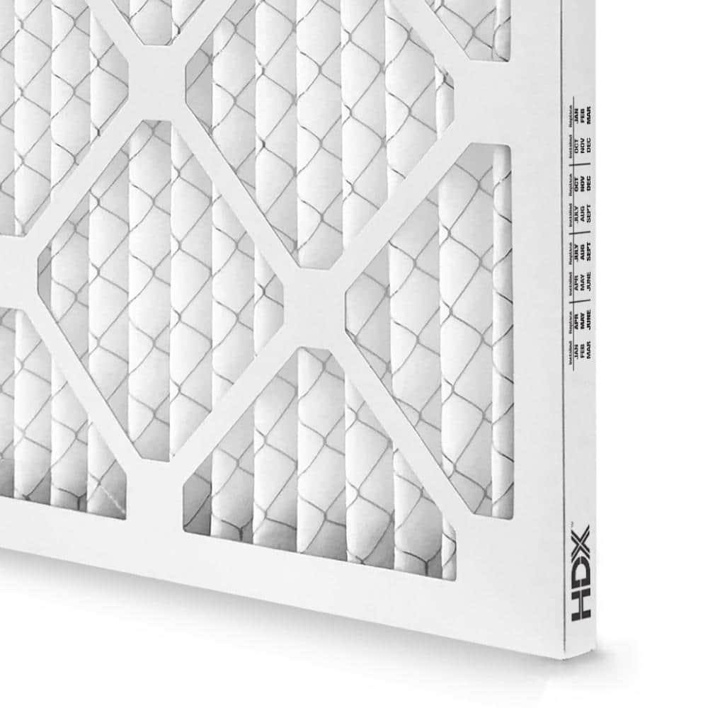 HDX HDX3P5-011624 16 in. x 24 in. x 1 in. Standard Pleated Furnace Air Filter FPR 5, MERV 8 (3-pack)