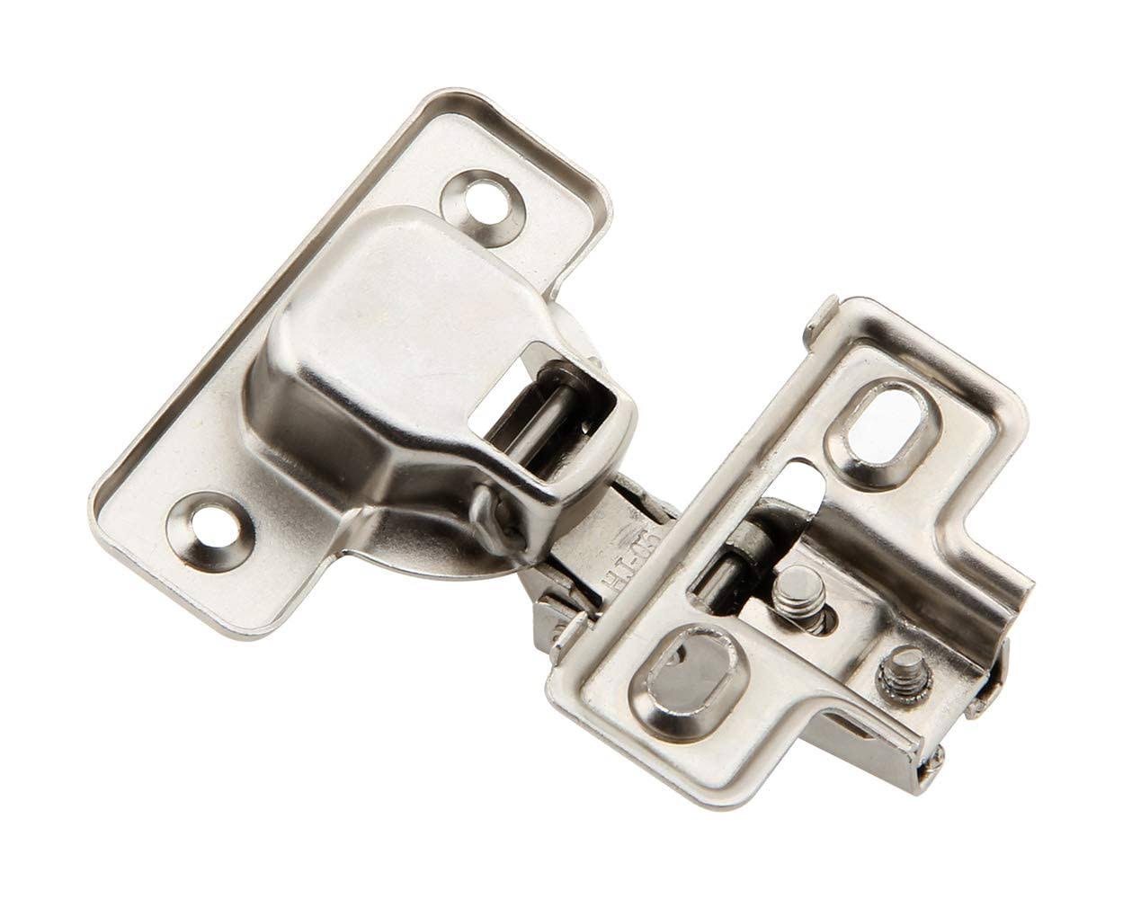 Silverline Hardware Silverline Face Frame Concealed Euro 105Deg Regular Closing Compact Cabinet Hinges, 6 Pack