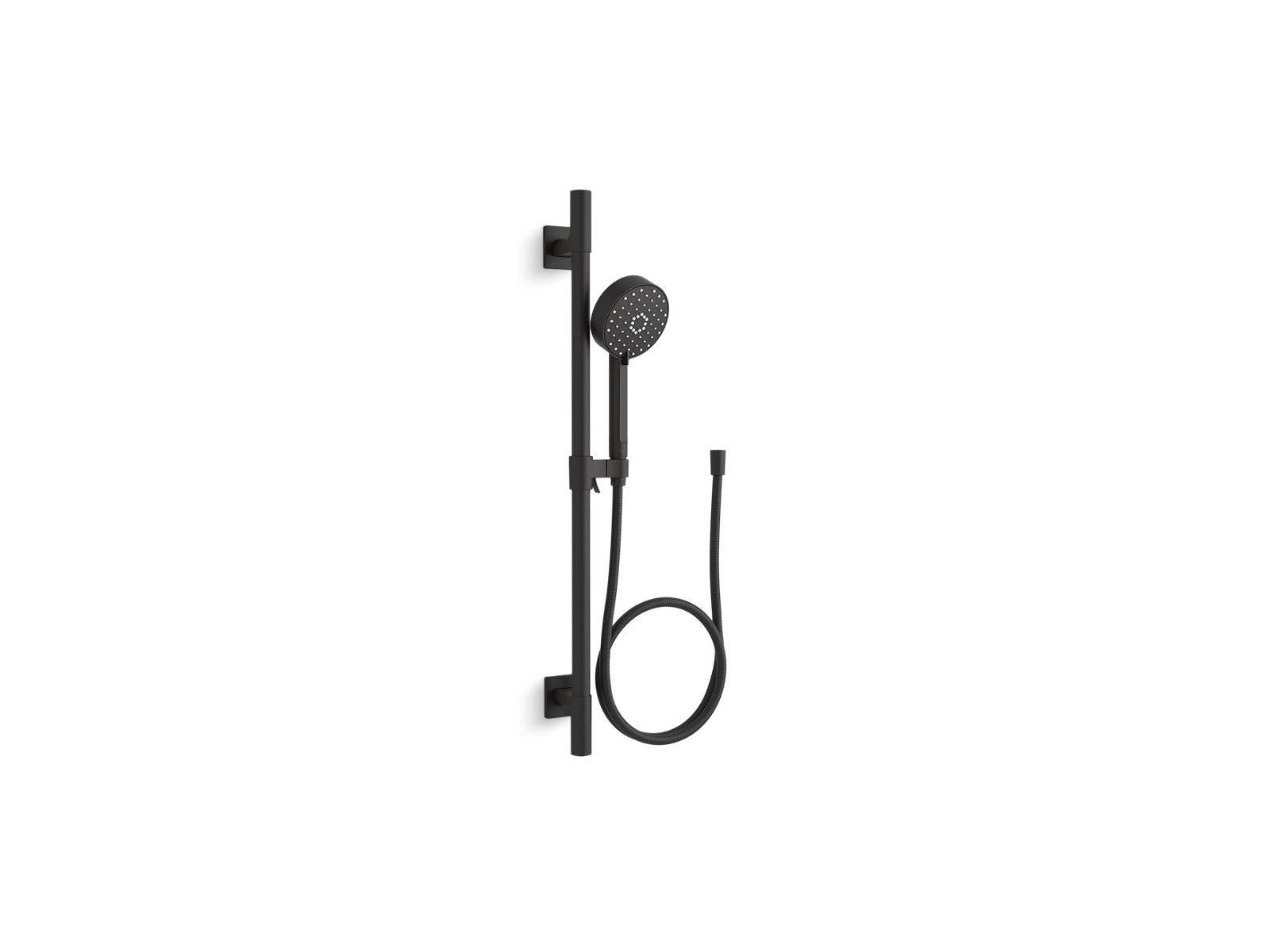 Kohler K-99242-G-BL Matte Black Awaken G110 1.75 GPM Deluxe Slidebar Kit