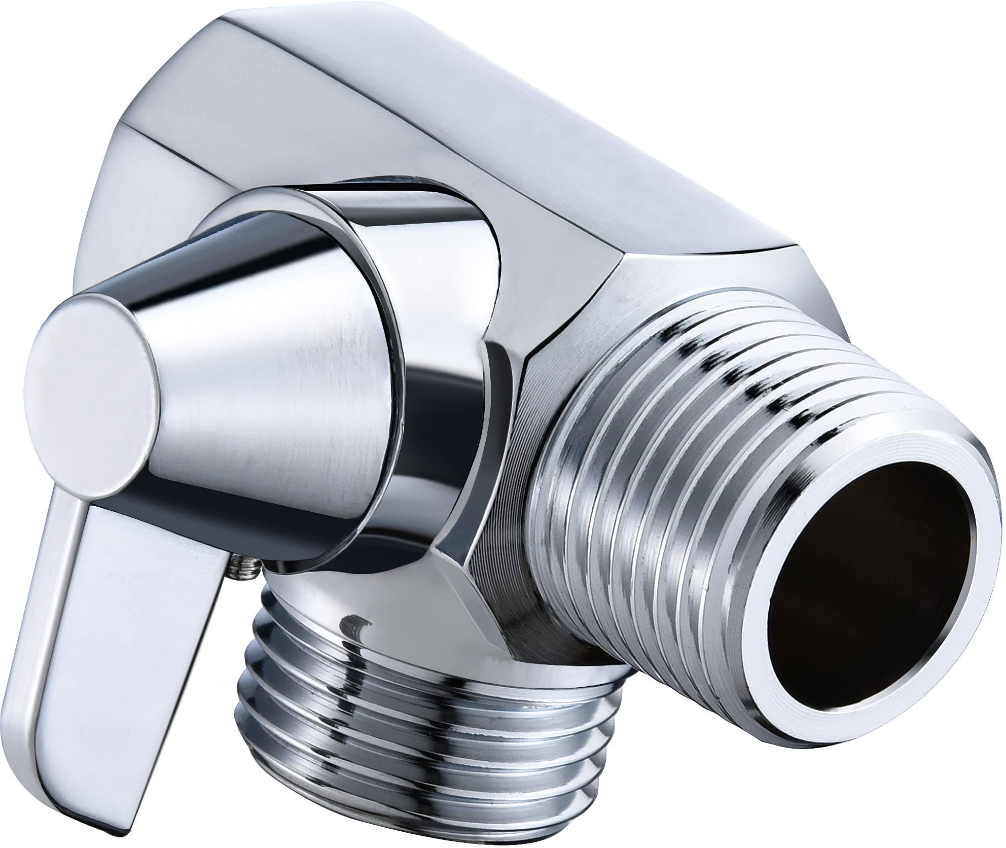 Tearel Shower Arm Diverter Valve for Hand Showerhead Chrome, Chrome