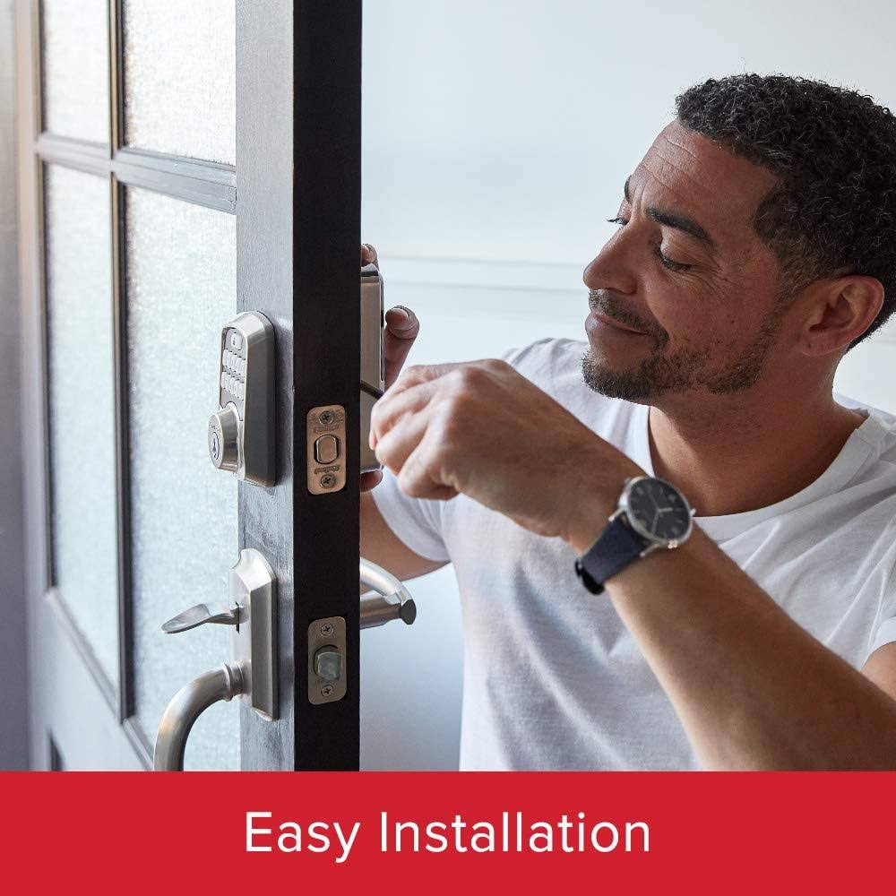 Kwikset Aura Bluetooth Keypad Smart Lock Venetian Bronze