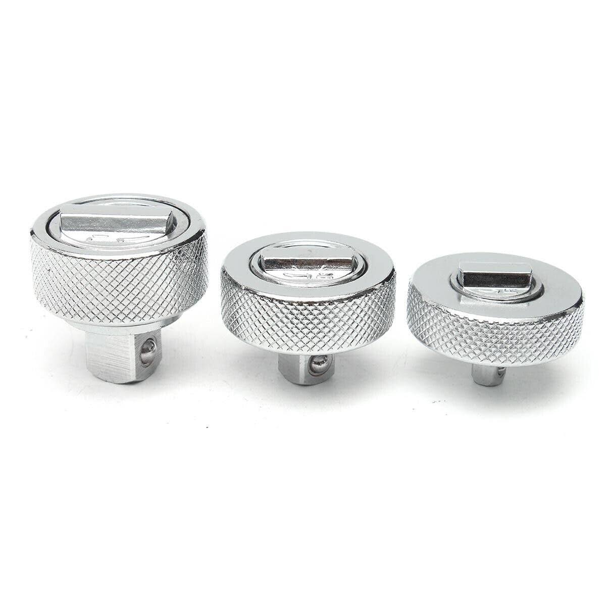 Pittsburgh 94011 Thumb Wheel Ratchet Wrench 1/2 1/4 3/8 Drive, 3 Piece