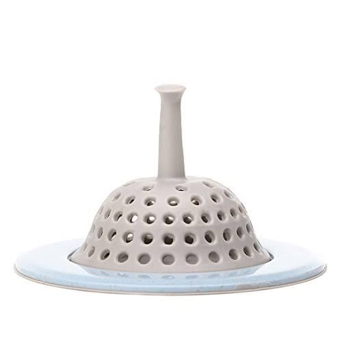 4 Pcs Good Grips Silicone Kitchen Sink Strainer by CORNERJOY,Large Wide Rim 4.5