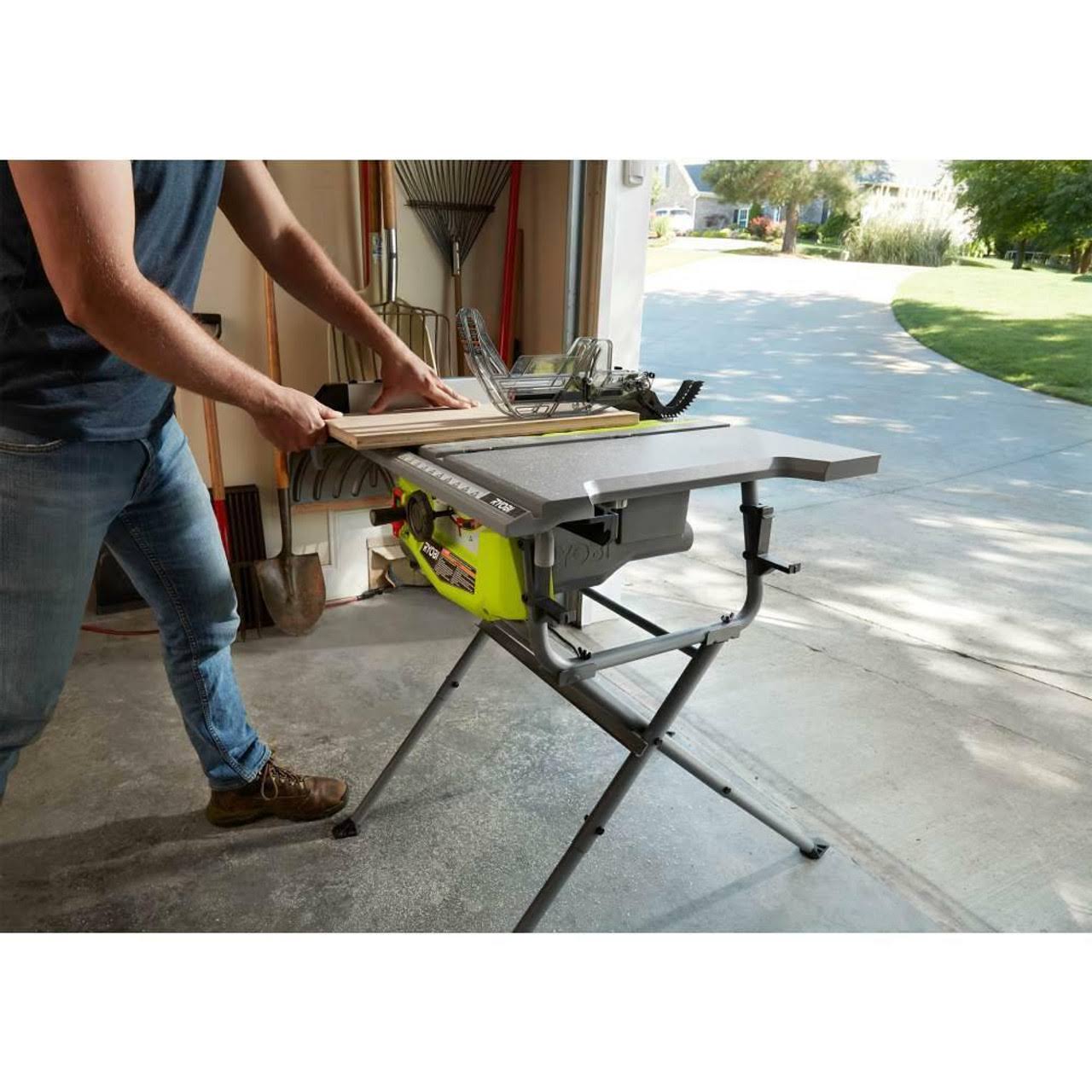 Ryobi 15 Amp 10 in. Table Saw with Folding Stand