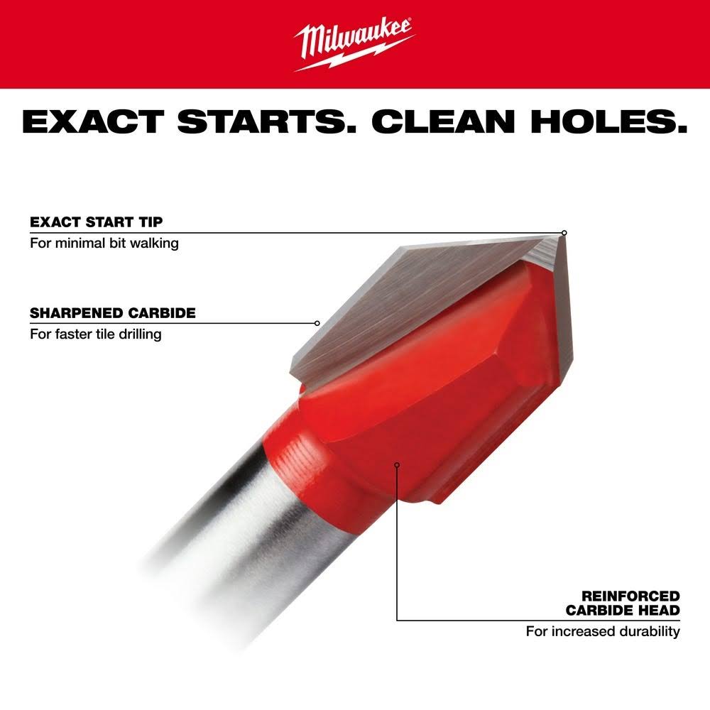 Milwaukee 48-20-8988 Glass and Tile Bit Set