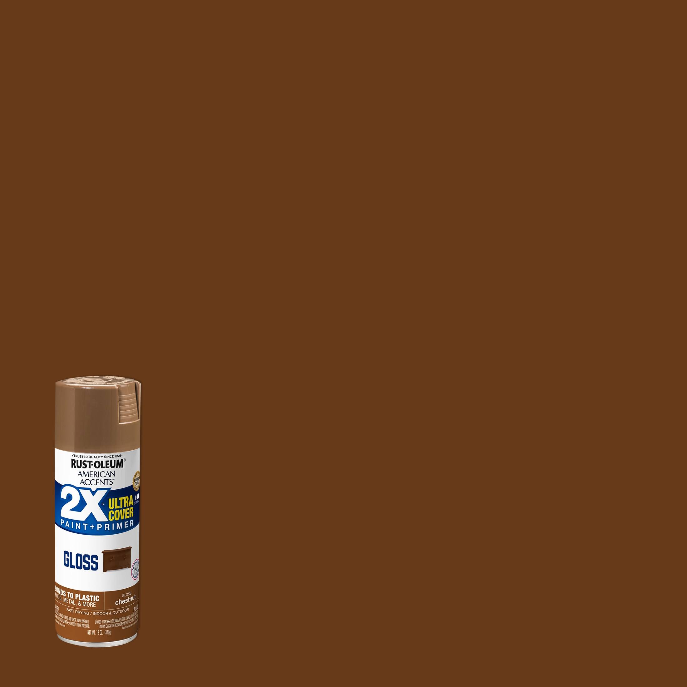 Rust-Oleum Chestnut American Accents 2x Ultra Cover Gloss Spray Paint