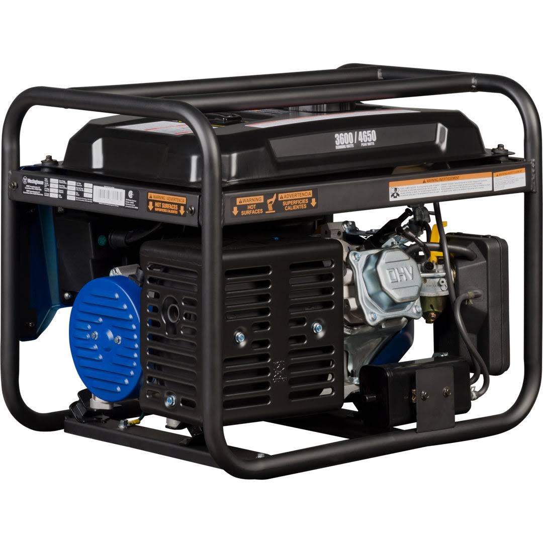 Westinghouse Generator Portable GAS Powered with Co Sensor- WGen3600cv