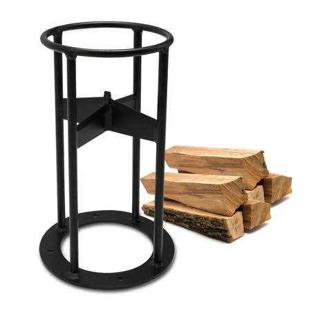 Piripara Firewood Splitter Kindling Wood Cracker, Manual Log Wood Splitting Tool, 4 Parts at One Time Wood Splitter Cutter for 8 inch Diameter Wood,