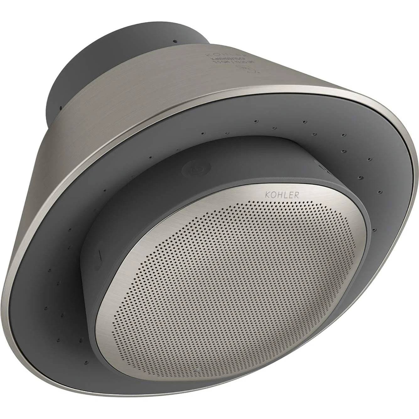 Kohler K-28238-GKE-BN 1.75 GPM Moxie Showerhead & Wireless Speaker- Vibrant Brushed Nickel