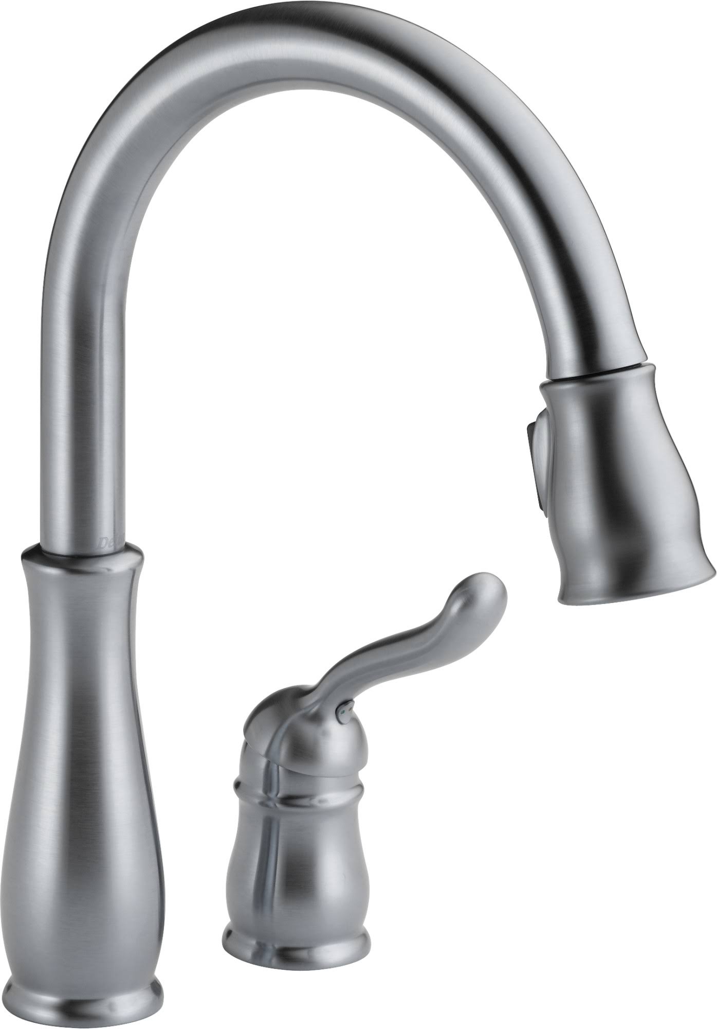 Delta 978-AR-DST Leland Single Handle Pull-Down Kitchen Faucet Arctic Stainless