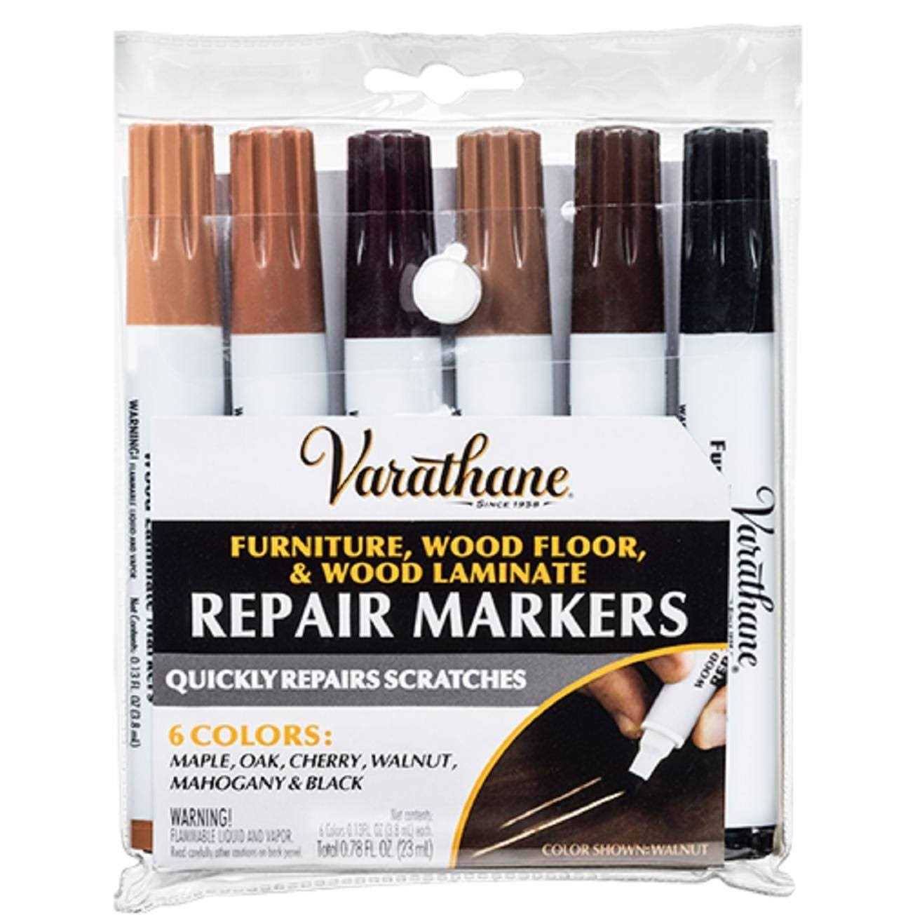 Varathane Stain Markers Wood Repair Pack of 6 358159
